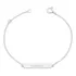 Pulseira Infantil C/ Nome Data Nascimento Prata 925 Unissex