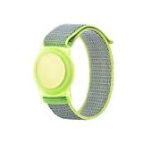 Pulseira Infantil Compativel Com Rastreador Airtag, Capa Protetora Anti Perda E Anti Riscos Para Gps Tracker, Pulseira De Nylon Ajustável Com Case De Silicone Para Crianças Adultos