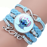 Pulseira Infantil Stitch Azul