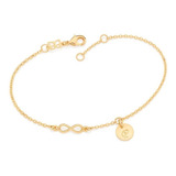 Pulseira Infinito Com Medalha