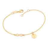 Pulseira Infinito Com Medalha