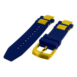 Pulseira Invicta Subaqua Noma 3 Iii Completa Azul Dourada
