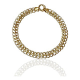 Pulseira Lacraia Ouro 18k 750 17