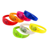 Pulseira Led Ativada Com Som E Musica Festa Evento Casamento