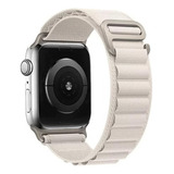 Pulseira Loop Para Watch Apple Ultra Alpine Alpinista Nylon Cor Branco 42mm 44mm 45mm 49mm