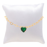 Pulseira Madrinha Pedra Verde
