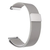 Pulseira Magnética Engate Rápido Cor Prata Largura 22mm
