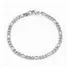 Pulseira Masculina 6mm Largura Elo 3 Por 1 Aço Inox 316l