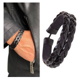 Pulseira Masculina Couro Premium