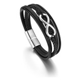 Pulseira Masculina De Couro