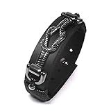Pulseira Masculina De Couro