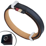 Pulseira Masculina De Couro