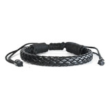Pulseira Masculina De Couro