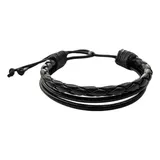 Pulseira Masculina De Couro