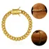Pulseira Masculina De Moeda Antiga Banhada Cubana 8mm