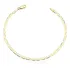 Pulseira Masculina De Ouro 18k Piastrine 2mm Maciça Comprimento 21 Cm Cor Amarelo Diâmetro 0.2 Cm