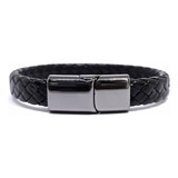 Pulseira Masculina Em Couro