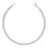 Pulseira Masculina Grumet Elo Duplo Aço Inox Prata 4mm Comprimento 22 Cm Cor Prateado