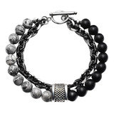 Pulseira Masculina Pedra Olho
