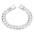 Pulseira Masculina Prata 925 Banhada 21cm X 8mm Premium