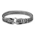 Pulseira Masculina Serpente Oriental Trançada Estilo Viking