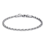 Pulseira Masculina Trancada Cordao