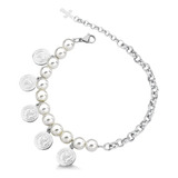 Pulseira Medalha De Sao