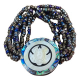 Pulseira Medalhao Madreperola
