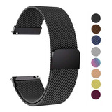 Pulseira Metal 20mm P relógio Xiaomi Huami Amazfit Bip Preto