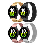 Pulseira Metal Aço Milanesa Para Galaxy Watch6 40 43 44 47mm