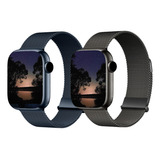 Pulseira Metal Milanês Para Apple Watch Series 10 42mm 46mm