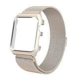Pulseira Mila Xsmart Bumper Compatível Com Apple Watch 44mm Aço Inox Dourado