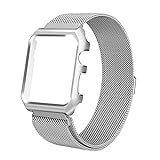 Pulseira Mila Xsmart Bumper Compatível Com Apple Watch 45MM Aço Inox Prata