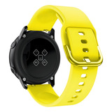Pulseira Moderna Para Galaxy Watch Active 40mm Gear S2 Classic Gear Sport R600 Galaxy Watch 42mm Amazfit Bip Cor Amarelo
