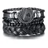 Pulseira Multicamadas Estilo Couro Faixas Diversos Modelos