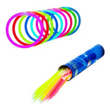 Pulseira Neon Tubo Com 30 Unidades