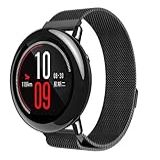 Pulseira NSmart Compatível Com AMAZFIT PACE Aço Preto