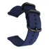 Pulseira Nylon Compatível Com Seiko 22mm Pinos Engate Rápido Cor Azul-escuro