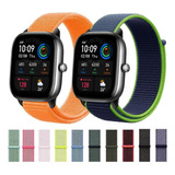 Pulseira Nylon Para Amazfit Gts 4 Mini Pulseira Náilon 20mm