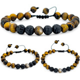 Pulseira Olho De Tigre