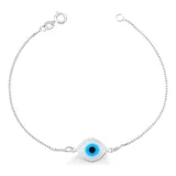 Pulseira Olho Grego Prata