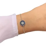 Pulseira Olho Grego Prata