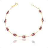 Pulseira Ouro 18k Com