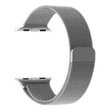 Pulseira Para Aço Metal Magnetico Fecho Apple Watch