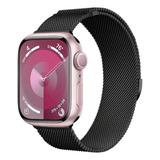 Pulseira Para Apple Watch 9 41mm Inox Magnética