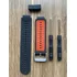 Pulseira Para Garmin 235 735xt + 2 Presilha Borracha Extras Cor Preta / Vermelha