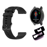 Pulseira Para Garmin Vivoactive 4 capa Case Anel Passador