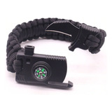 Pulseira Paracord Sobrevivência Militar Faca Sem Pederneira