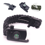 Pulseira Paracord Sobrevivencia Militar