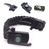 Pulseira Paracord Sobrevivencia Militar